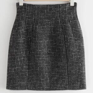 & other Stories | Wool Blend Mini Skirt | Size 4